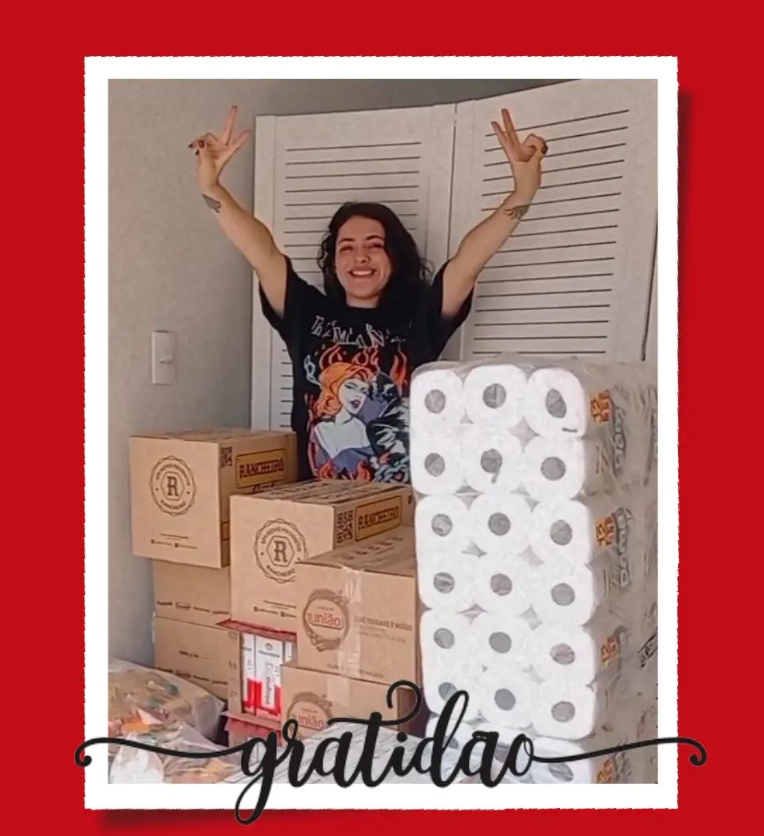 Ação solidária kg de alimento vira kg de peso